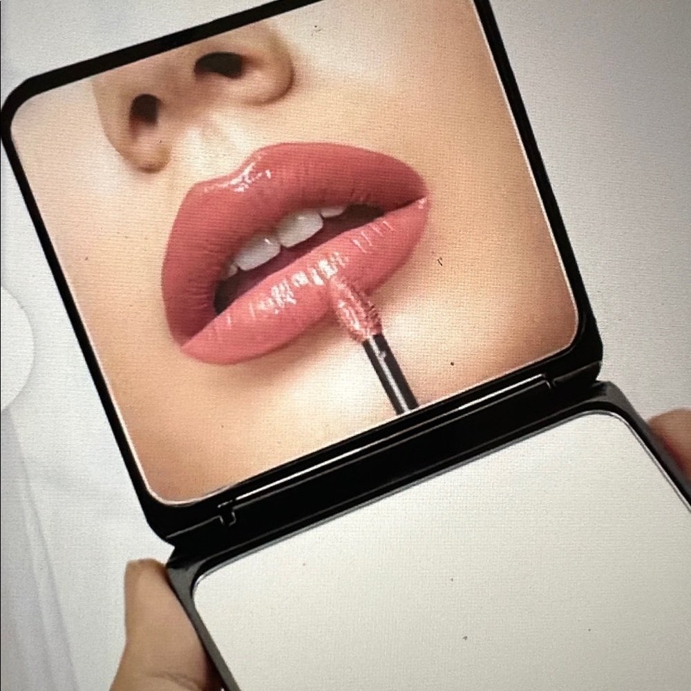 ❣️5|$25❣️Black or Silver Rhinestone Compact Mirror. 🆕 - Picture 4 of 6
